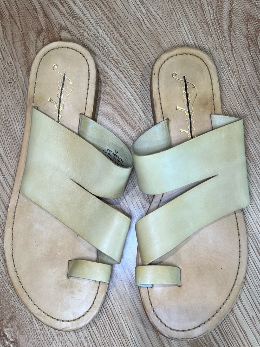 FREE PEOPLE - SANT ANTONI SLIDE IN yellow size 39/8.5